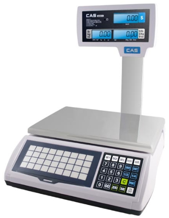 CAS CORP, SCALE, LCD POLE DISPLAY, 60 LB SCALE, 01/02 LB (30KG)